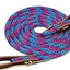 Weaver Leather Poly Roper Rein - 5/8" x 10' - Soft Poly Rope with Leather Water Loops and Scissor Snaps