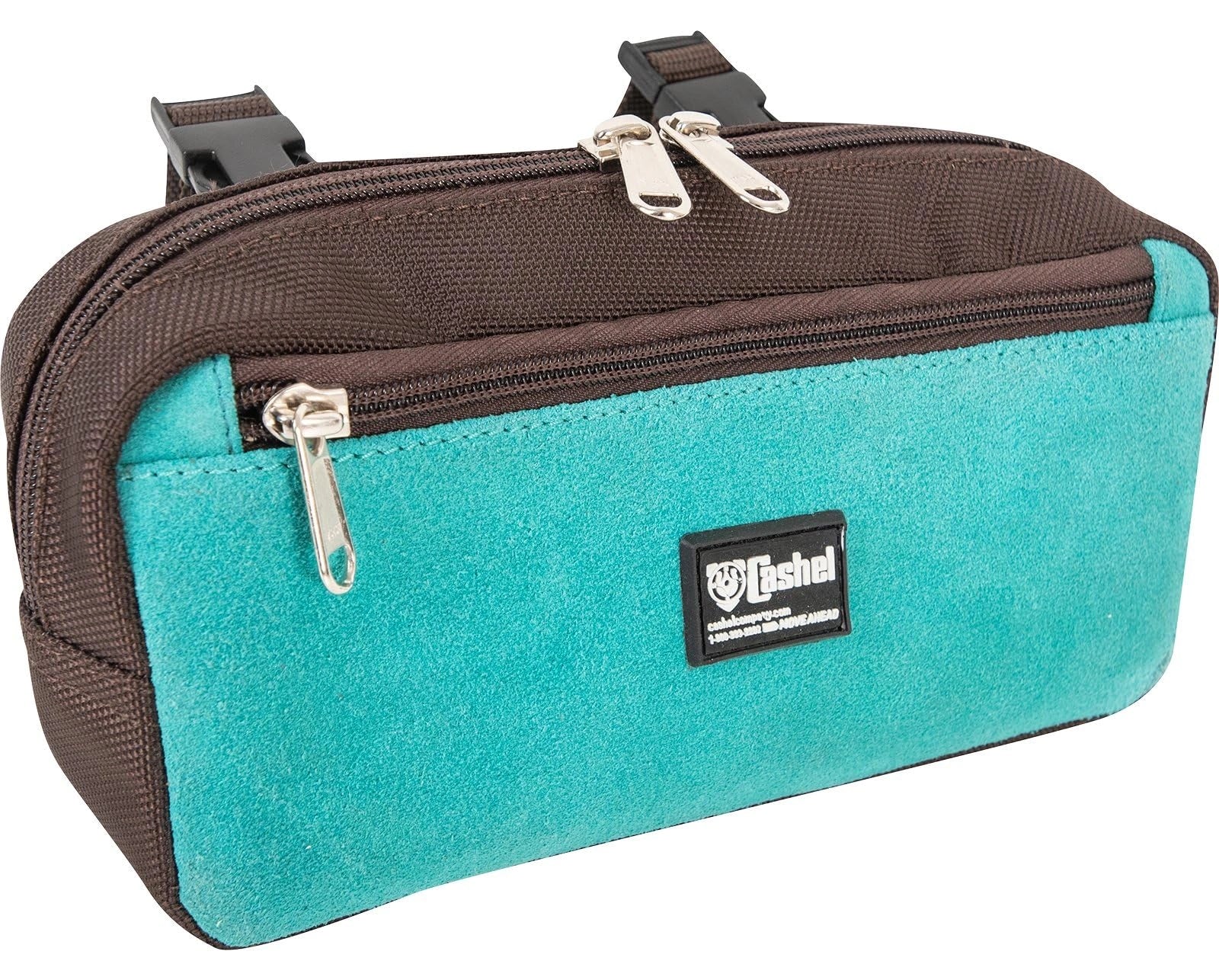 Cashel Small Pommel Bag, Suede - Hooves and Paws
