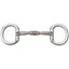 Myler Steel Eggbutt Without Hooks With Stainless Steel Comfort Snaffle With Copper Roller 5 Inch Mouth Copper Inlay Mb 03 - Hooves and Paws