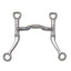 Myler Flat Shank With Sweet Iron Low Port Comfort Snaffle 4 3/4 Inch Mouth Copper Inlay Mb 04 - Hooves and Paws