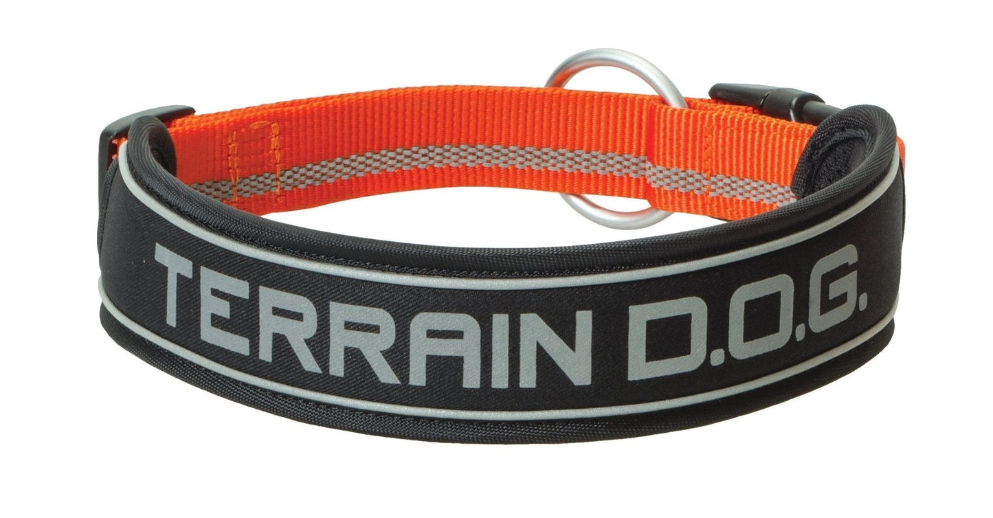 Weaver Leather Terrain Padded Reflective Snap - n - Go Adjustable Collar (Sell out) - Hooves and Paws