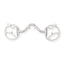 Myler 5" Western Dee with Hooks and Correctional Wide Port MB 41PBW - Hooves and Paws
