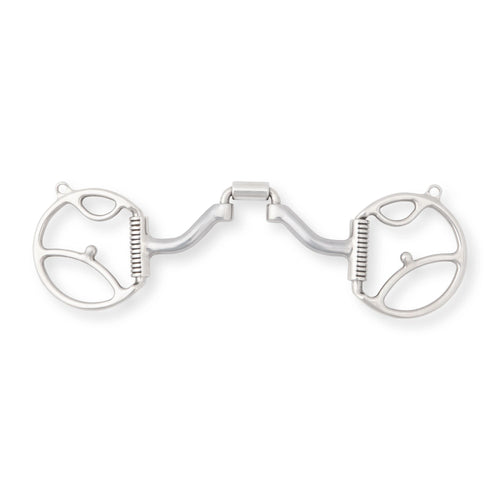 Myler 5" Western Dee with Hooks and Correctional Wide Port MB 41PBW - Hooves and Paws