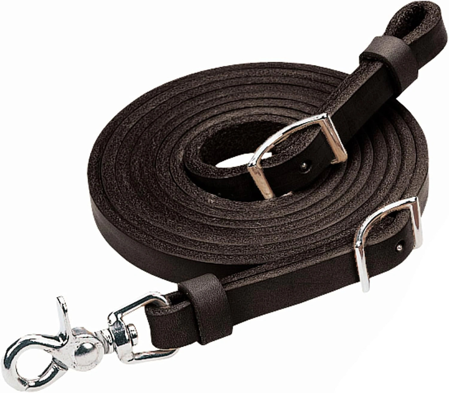 Weaver Leather Roper Rein, Black, 5/8" x 7'