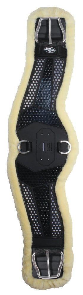 Professional's Choice VenTECH Contoured Cinch - Breathable Non-Slip Horse Girth with Stainless Steel Buckles