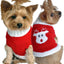 DOGGIE DESIGN Red Rudolph Holiday Dog Sweater - Hooves and Paws