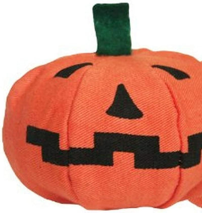 Yeowww! Organic Cat Nip Halloween Pumpkin Leaf Flower Filled Toy - Hooves and Paws