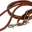 Professional's Choice Ranch Rein - 5/8" x 7' Heavy Oil Harness Leather, Rolled Center & Scissor Snaps