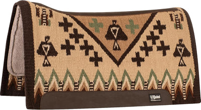 Cashel Blanket Top Felt Saddle Pad - 34x38 - Western Comfort