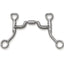 Myler Hbt Shank With Sweet Iron Medium Wide Port Comfort Tom Thumb Snaffle 5 Inch Mouth Copper Inlay Mb 05 - Hooves and Paws