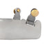 Weaver Leather Ladies' Stainless Steel Spurs - 2-3/4" Shank, 10 Point Brass Rowel, 1-1/2" Band