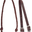 Martin Saddlery Latigo 5-Plait Knotted Barrel Rein - 6.5 ft, 7/8" Width Braided Leather