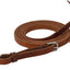 Weaver Leather ProTack Roper Rein - 5/8" x 8' Hermann Oak Harness Leather, Stainless Steel Snaps