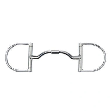 Myler 3 3/8" Medium Dee With Wide Ported Barrel Snaffle 6 Inch Mouth English Dee W/O Hooks Mb 33wl - Hooves and Paws