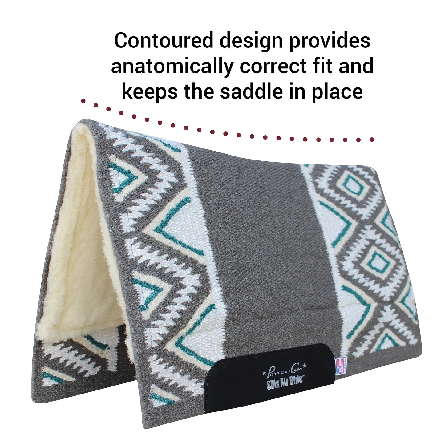 Professional's Choice Comfort-Fit SMX Air Ride Pad: El Dorado | Cooling System & Shock Absorption
