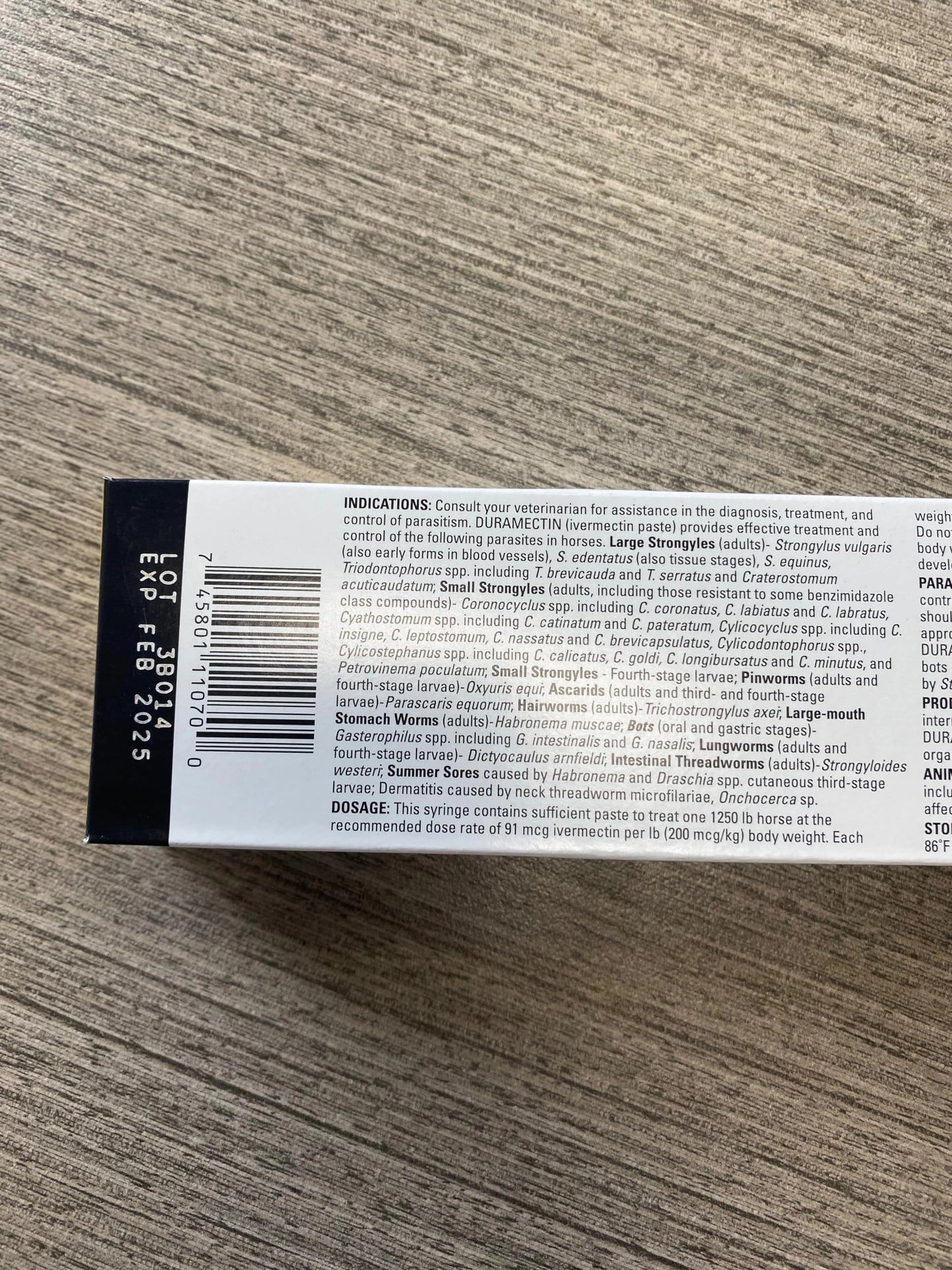 durvet Duramectin Ivermectin Paste 1.87% for Horses, 0.21 oz (Pack of 2)