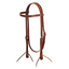 Weaver Leather 5/8'' Latigo Browband Headstall, Brown - Hooves and Paws