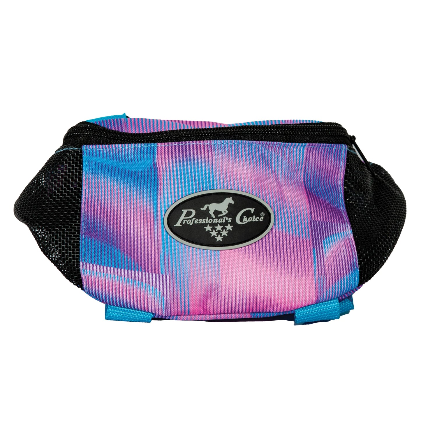 Professional's Choice Pommel Saddle Bag - 600D Polyester Western Trail Gear Bag with Mesh Panels