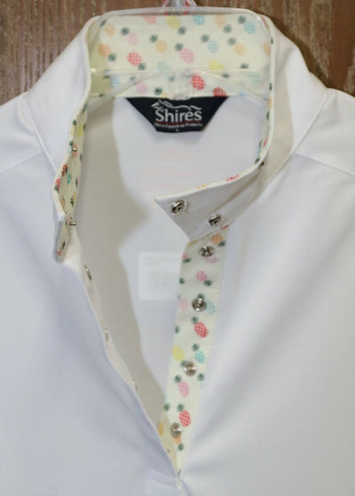 Shires Equestrian Style Show Shirt Long Sleeve Performance Wear Stretch Fabric 87896 - Hooves and Paws