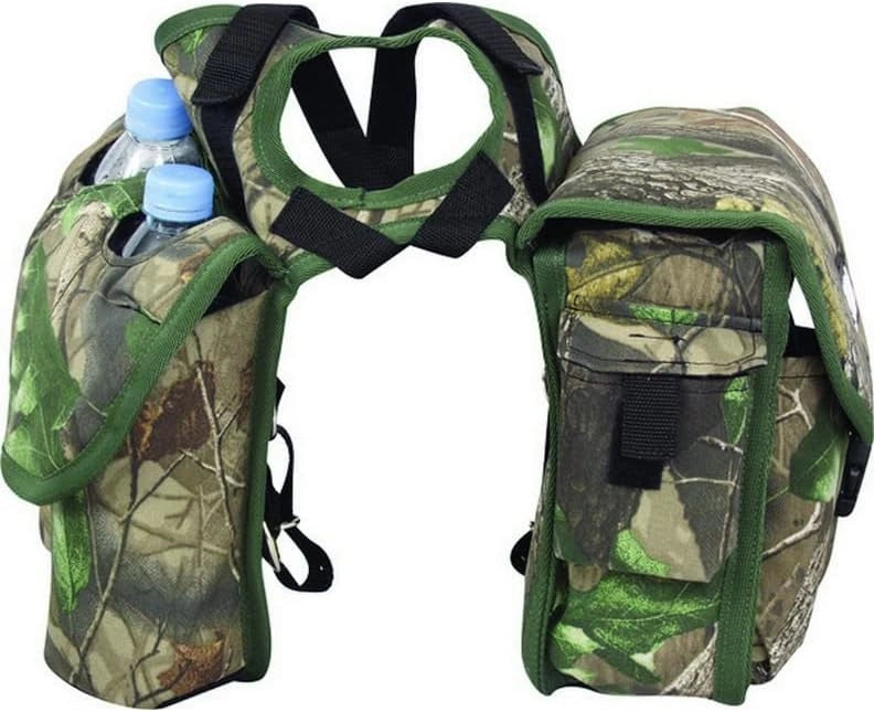 Cashel Saddle Bag, Horn with Bottle Holder Medium - Hooves and Paws