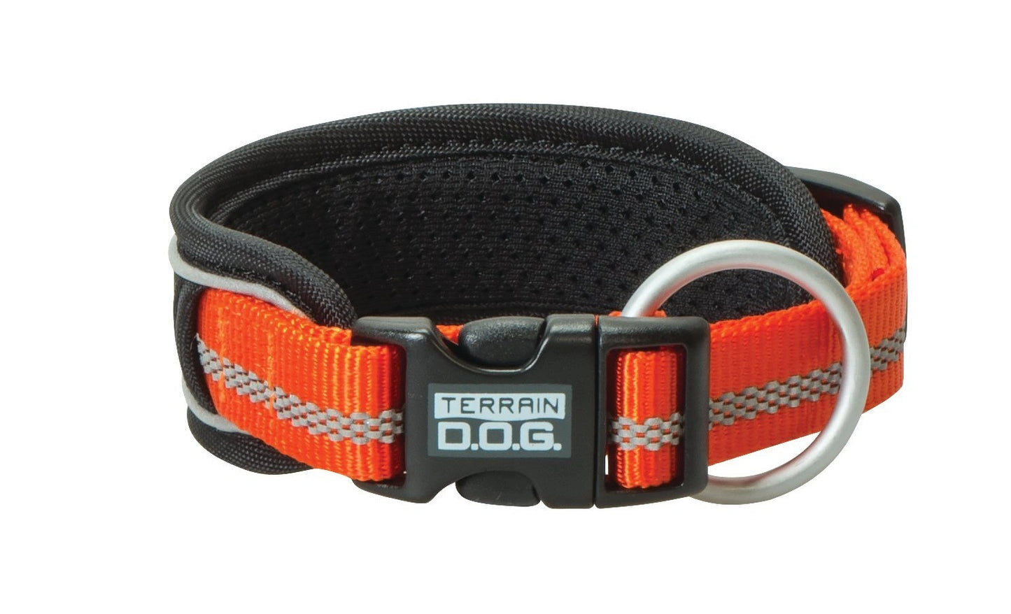 Weaver Leather Terrain Padded Reflective Snap - n - Go Adjustable Collar (Sell out) - Hooves and Paws