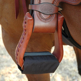 Cashel Stirrup Cushion - Medium - Western - Shock Absorbing Foam with Grip Strip - Pair