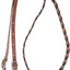 Martin Saddlery 3/4in Latigo Laced Harness Leather Barrel Reins - 7ft Length, Swivel Snap Ends
