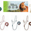 Weaver Leather Bamboo Ecoluxe Horse Equine Average Rope Halter with 10' Lead - Hooves and Paws