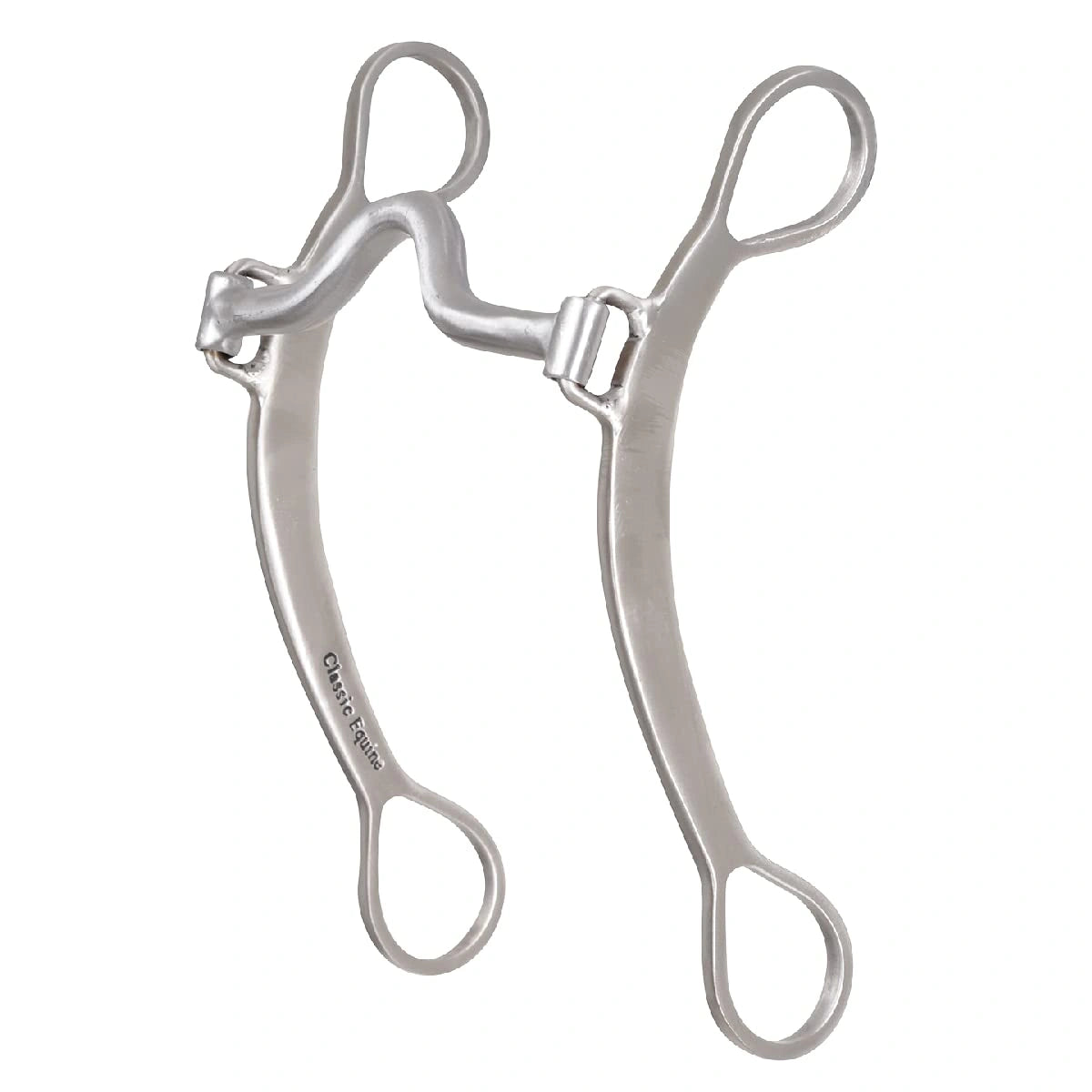 Classic Equine Shoulder Holder Bit Low Port - Barrel Racing Shoulder Control - 5" Mouth