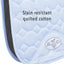 Professional's Choice VenTECH Dressage Saddle Pad - Universal Size - White - Faux Shearling Lining