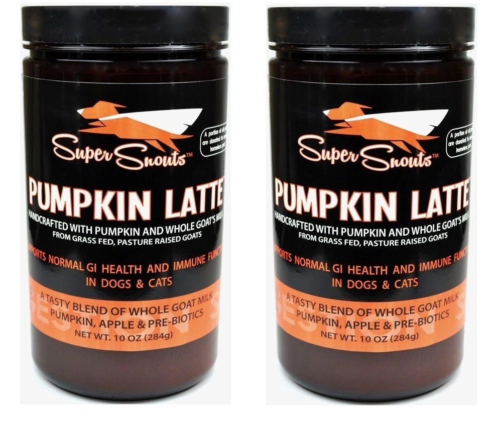 Diggin Your Dog Super Snouts Pumpkin Latte Digestive Health w/ Pre - biotic 10oz 2 Pack - Hooves and Paws