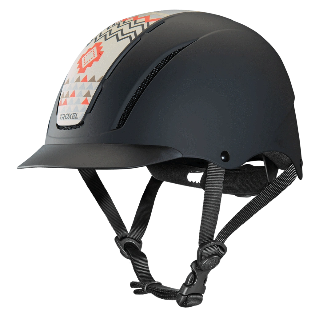 Troxel Low Profile Western Safety Riding Helmet Spirit - Hooves and Paws