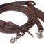 Professional's Choice Heavy Oil Harness Leather Romal Rein with Popper Tail - 54"