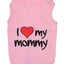 Parisian Pet I Love My Mommy Embroidered Tshirt - Hooves and Paws