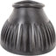 Classic Equine Rubber Pull-On Bell Boots - Black - Double Thick Bottom - Multiple Sizes