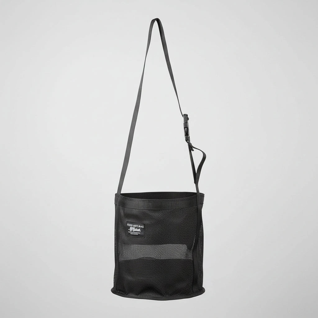 Cashel Feed Rite Bag - Breathable Mesh Horse Feed Bag with Adjustable Straps & Spill-Proof Design