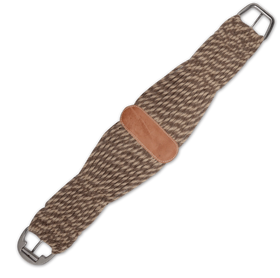 Classic Equine Roper Cinch - Alpaca & Mohair Blend with Stainless Steel Roller Buckles - Multiple Sizes