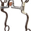 Weaver Leather 5" Sweet Iron Ported Mouth Bit with Copper Cricket - 7" S-Shank German Silver Trim