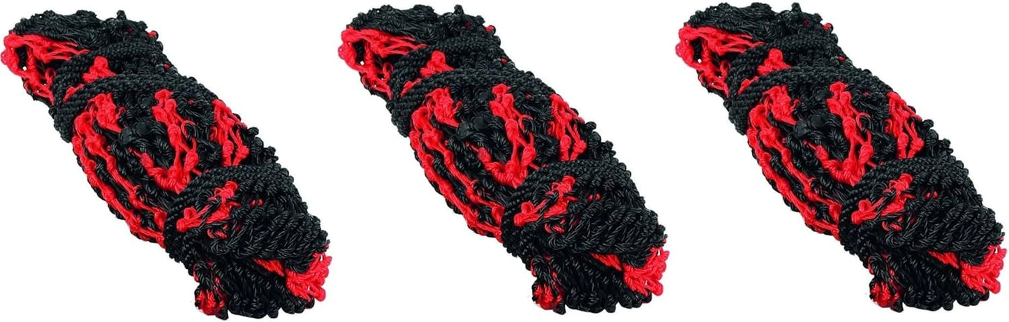 Shires Deluxe Haylage Net Red/Black 45" Haynet 3 Pack #1022