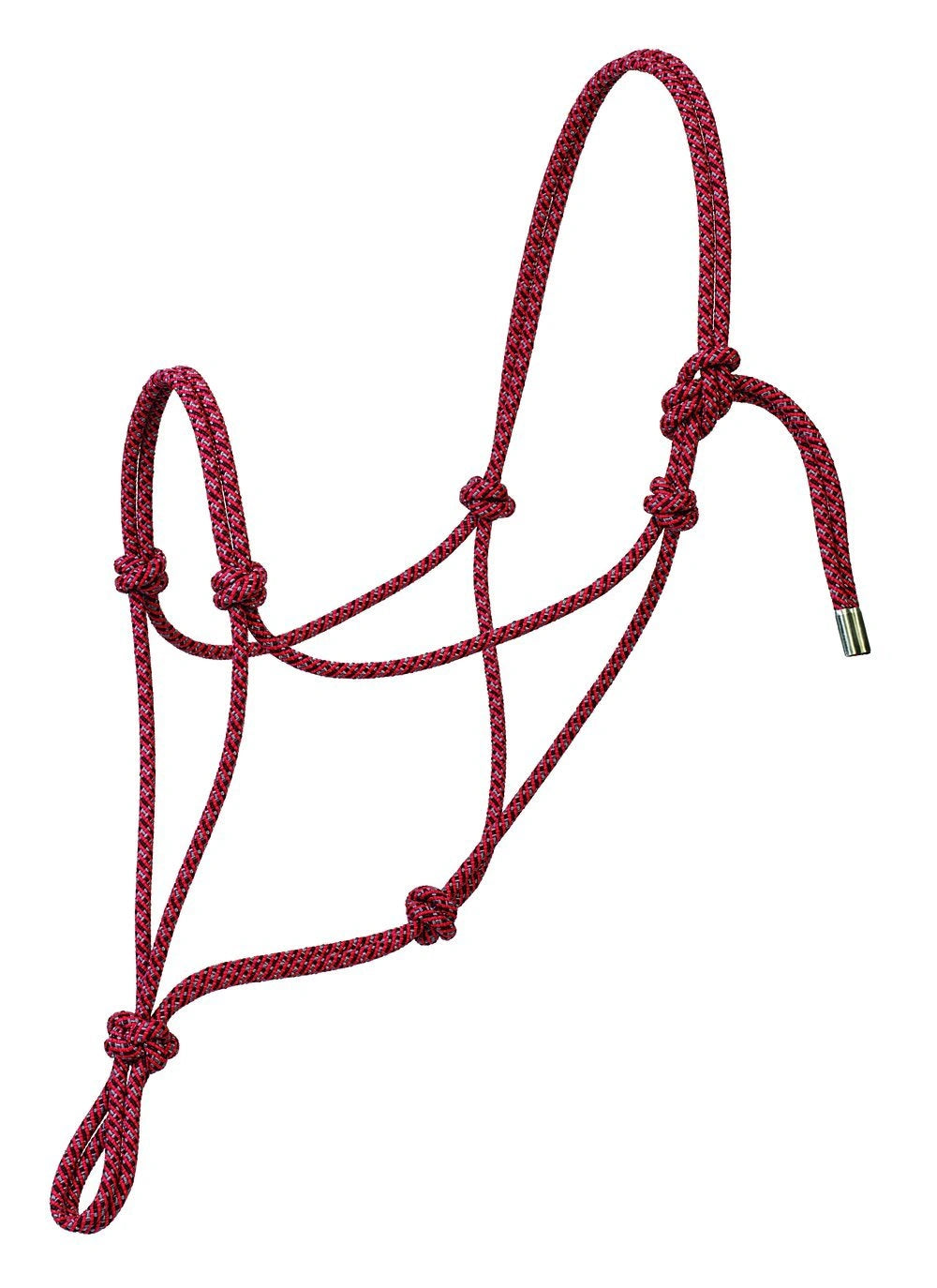 Weaver Leather Silvertip #95 Rope Halter – 5/16" Diamond Braid