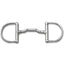 Myler 3 3/8" Medium Dee Without Hooks With Mullen Low Port Barrel Snaffle 5 Inch Mouth English Dee Mb 06 - Hooves and Paws