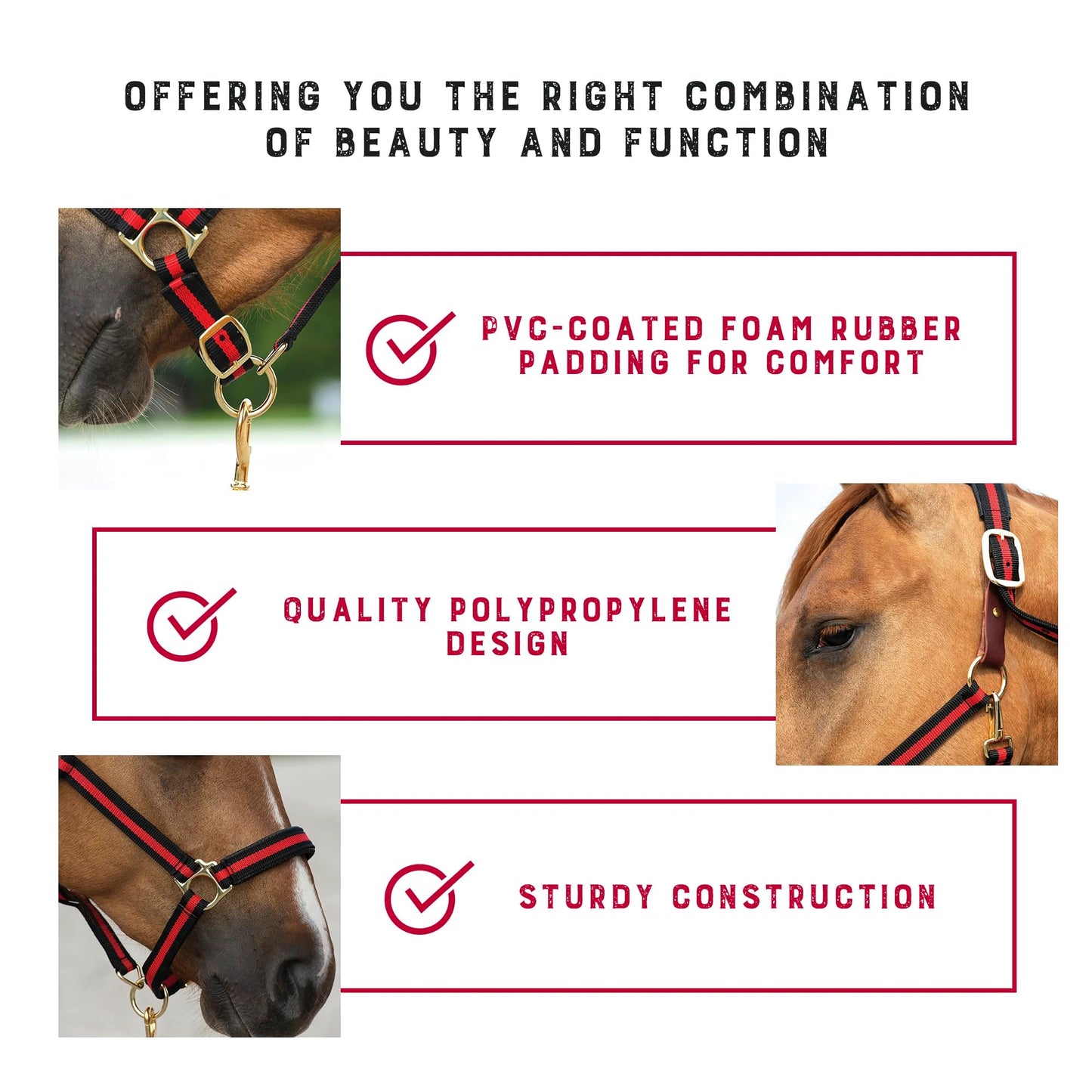 Weaver Leather Breakaway Halter - Padded Crown Safety Release
