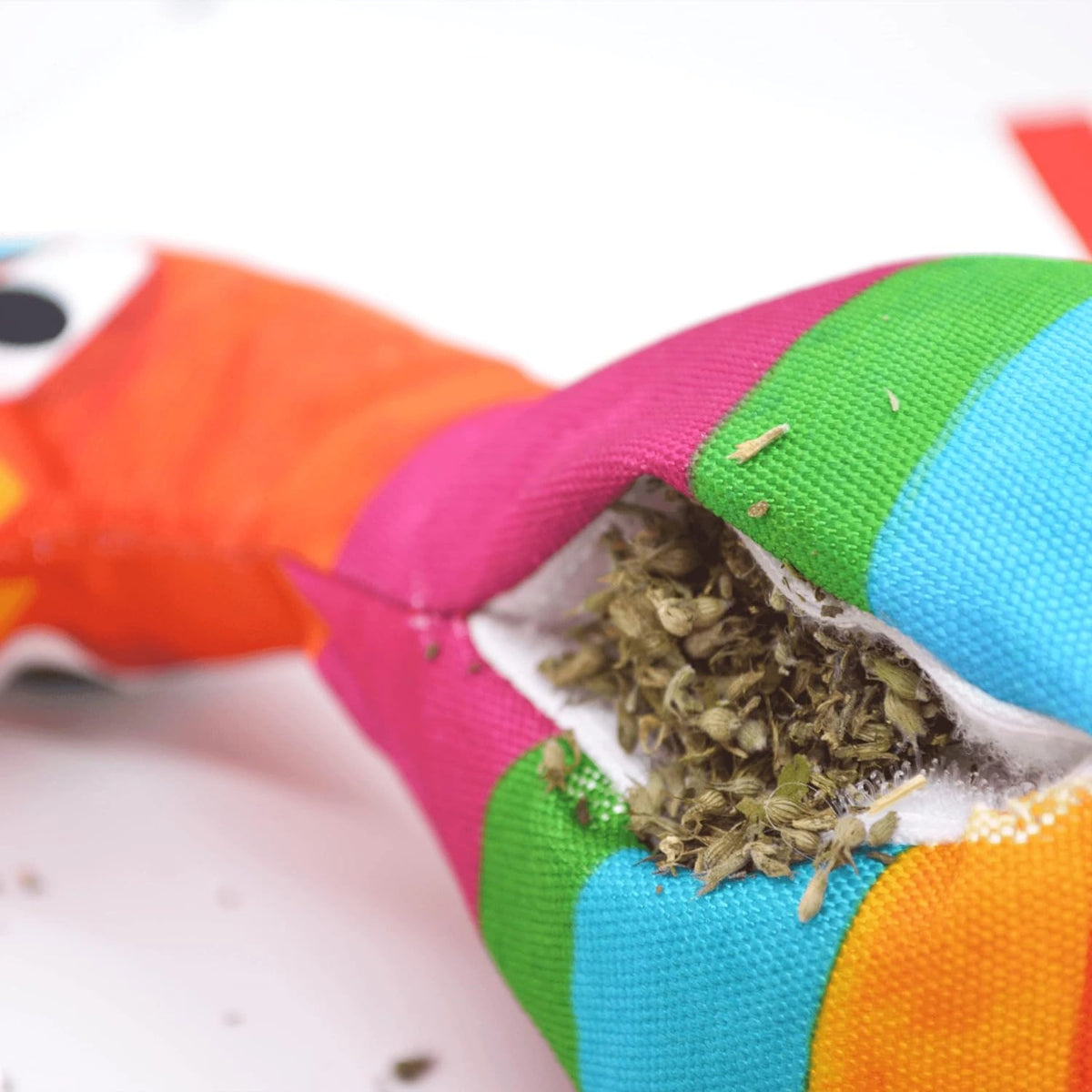Doggijuana Refillable Premium Organic USA Catnip Dog Toy Naturally Calming - Hooves and Paws