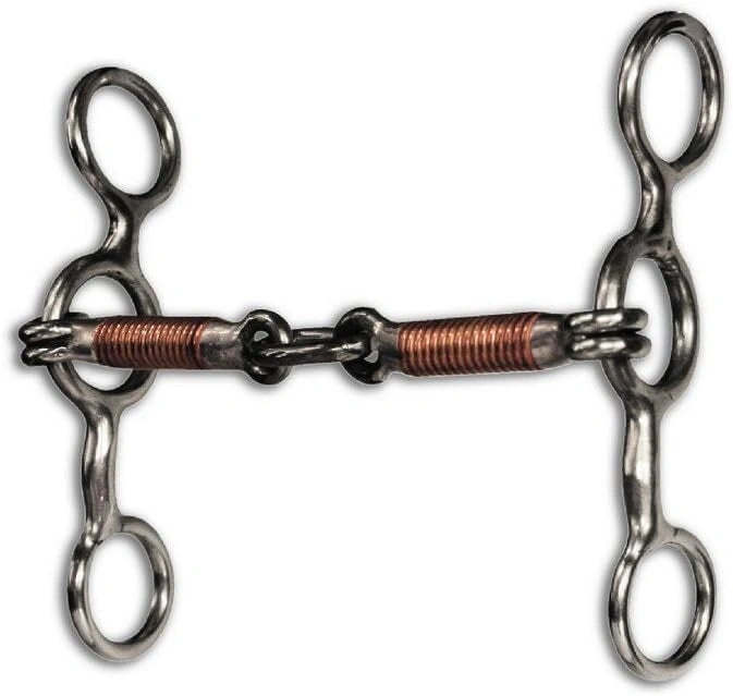 Professional's Choice Equisential Lifesaver Short Shank Copper Twist Bit - 5 1/8" Mouth, 5" Cheeks