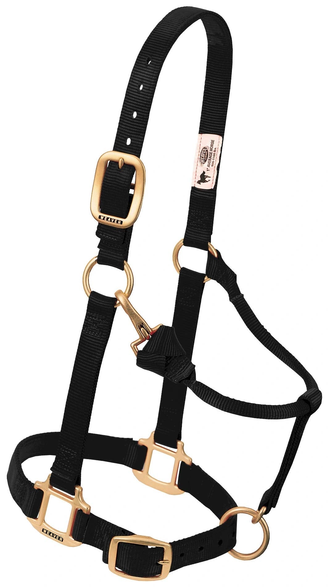 Weaver Leather Horse Halter: Adjustable Nylon for Comfort & Durability