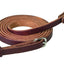 Weaver Leather Roper Reins - 5/8" x 8' Extra-Heavy Harness Leather, Weighted Ends, Stainless Steel Scissor Snap