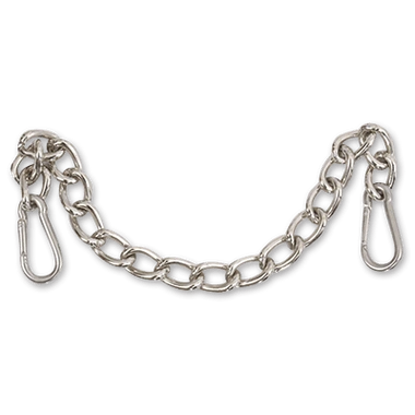 Martin Saddlery Curb Strap Si Chain Stainless Steel Clips - Hooves and Paws