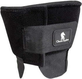 Classic Equine Knee Boot 2 - Double-Layered Neoprene Horse Knee Protection - Attaches to Splint Boots