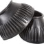 Classic Equine Rubber Pull-On Bell Boots - Black - Double Thick Bottom - Multiple Sizes