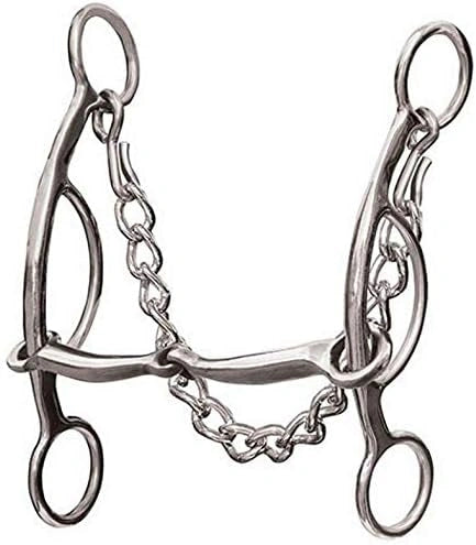 The Brittany Pozzi Collection by Professionals Choice Equine Three Piece Smooth Bit 5.5" Mouth with 8.5" Shank